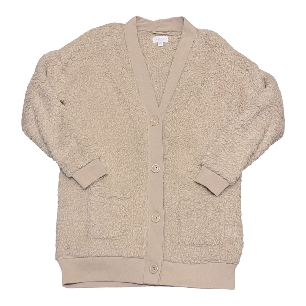 Love by GAP Sherpa Cardi Size XSmall/Small New